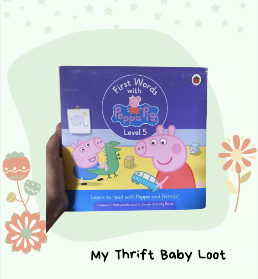 New Peppa Pig First words level5 books